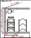 C&acirc;mara frigor&iacute;fica para cad&aacute;ver, Morgue - Layout